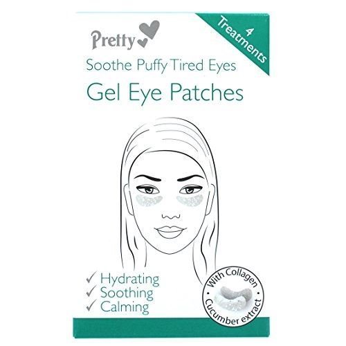 Pretty Soothe Puffy Eyes Gel Eye Patches (2 Packs of 4 Treatments) [2 Packs, LL_0942]