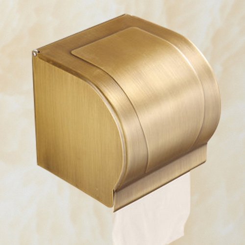 Price comparison product image PEIWENIN-Bathroom toilet toilet paper box copper antique toilet grass paper box toilet paper towel rack tissue box toilet paper tray European style