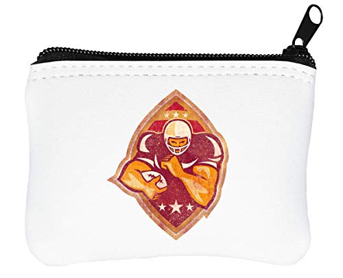 Preisvergleich Produktbild American Football Icon Reißverschluss-Geldbörse Brieftasche Geldbörse