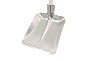 ‎REKORD QUALITÄT IN IHRER HAND Rekord Aluminium Schaufel Gr.9 Materialstärke 2 mm mit Stahlkante & T-Stiel, Hofschaufel, Getreideschaufel, Schneeschaufel, Stallschaufel