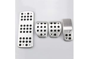 TAABOBO Aluminium at & MT Pédales pour Citroen C3 C4 / DS 3 4 5 6 DS3 DS4 DS5 DS6 Accessoires De Voiture Repose-Pied Pédale Pad Plate Décoration