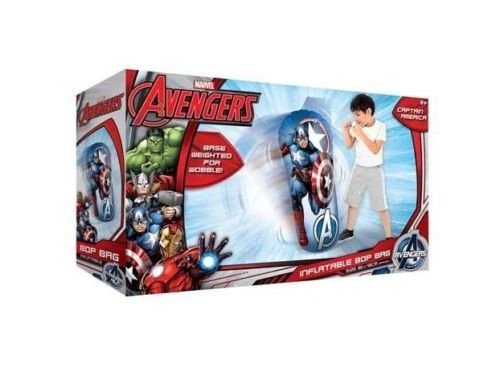 New Marvel Avengers Captain America Inflatable Bop Bag punching bag for kids by RMS New Marvel Avengers Captain America Inflatable Bop Bag punching bag for kids by RMS