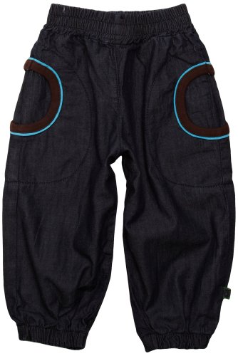 Smafolk Unisex Baby Pants with Baggy Denim Turquoise Size 56