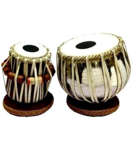 Set Professionale Tabla Jodi FASHERATI Con Custodia, Martello E Gaddi - Bayan Nichel Ottone 3kg E Dayana Legno Sheesham 4kg - Foto 4