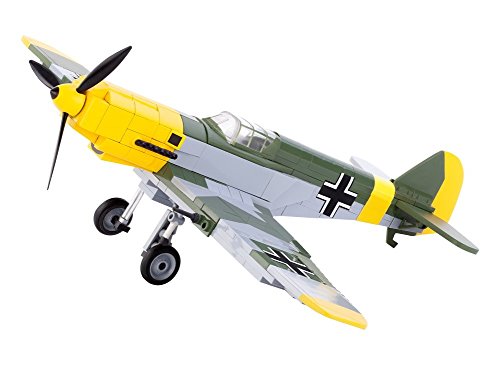 Modbrix 5517 – ✠ Bausteine Messerschmitt BF-109 Flugzeug inkl. Luftwaffen Pilot aus original Lego® Teilen ✠ - 2