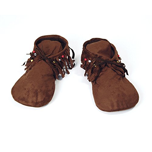 Preisvergleich Produktbild Bristol Novelty BA456 Hippie Native American Mokassin womens Braun Einheitsgröße