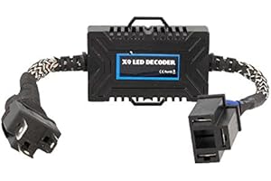 CARALL LED decodificador de linterna Canbus, aviso error, cancelador, resistencia de carga H4