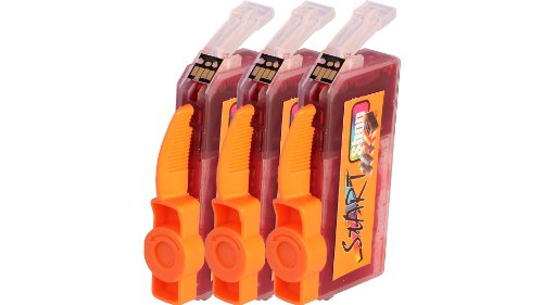 Start – 3 Ersatz Chip Patronen kompatibel zu CLI-526 Grau für Canon Pixma iX6550, MG6150, MG6250, MG8150, MG8240, MG8250 - 2