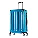 Produktbild WOLTU RK4212ts-XL, Reise Koffer Trolley Hartschale ABS+PC Hochglanz Volumen erweiterbar, Reisekoffer Hartschalenkoffer 4 Rollen, M / L / XL / Set, leicht und günstig, Türkis (XL 75 cm & 110 Liter)