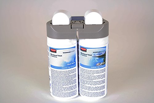 Rubbermaid Microburst Duet Nachfüllset für Raumlufterfrischer, Sorten Clean Sense und Cool Breeze - 2