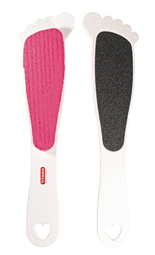 Titania Double Foot File Pumice & Emery Foot – (1 Pack of 48 g)