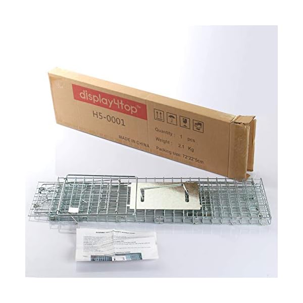 D4P Display4top Animal Trap Cage Trampa de Captura de Animales Vivos