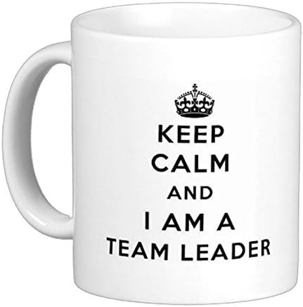 Personalised KEEP CALM I AM A TEAM LEADER Mug Cup . Add any Name or Message- IL 5207