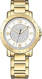 Tommy Hilfiger Damen-Armbanduhr Analog Quarz Edelstahl beschichtet 1781623
