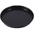 Paderno 11740-26 Teglia Tonda per Pizza, Focacce e Torte con Bordi Alti, Cottura Uniforme, PFOA Free, Ferro Blu, 26 cm