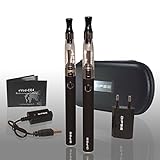 DIPSE Die E Zigarette / e Shisha Starterset - 2x eGo-T von mit 1100mAh Evod, CE4 und Ladestandsanzeige ohne Nikotin, 1er Pack (1 x 2 Stück) - 