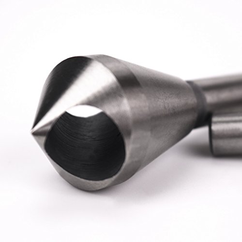 EgoEra® 4 Stück Entgratsenker/ Entgrater bit/ Kegelsenker / Anfasen/ Senker Bohrer Bit Set Tool Set - 5