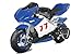 Produktbild Pocket Bike PS77 49cc, Kinderbike, Rennbike, Dirtbike, Mnibike, Schwarz-Blau-Weiß