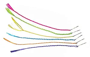 Kabello Party Wear Use Synthetics Coloured Hair Extension For Women and Girls, Pack Of 1 (Colorful Clips)