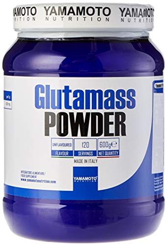 Yamamoto Nutrition Glutamass Powder Suplemento a Base de Polvo Puro de L-Glutamina - 600 gr