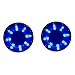 Produktbild nuzamas Set von 2 Edelstahl Getränkehalter mit LED Beleuchtung blau marine Boot RV Camper Caravan