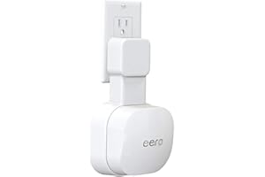 Tizomi Outlet Wall Mount Only for eero 6 & eero 6+ mesh Wi-Fi System, No Messy Wires & Space Saving Outlet Mount Holder for eero 6 Extender (1 Pack)