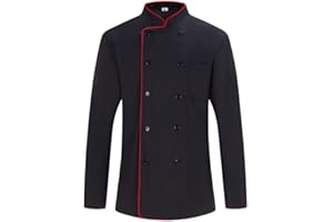 MISEMIYA Veste de Chef pour Homme MZ-8421B