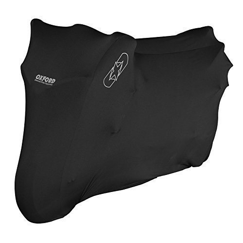 OXFORD Cubierta de Motocicleta Ajustable para Interior Protex Premium - Negra, XL