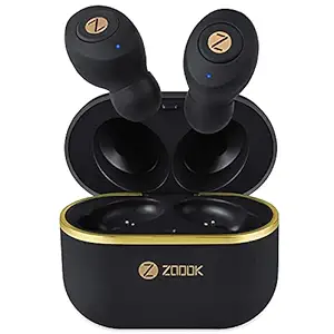 Zoook Rocker Twins Truly Wireless Bluetooth in Ear Earbuds with Mic (Gold)