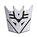 Price comparison product image Dodolive Auto Dekoration Transformers Aufkleber Logo Metall 3D Decepticon Emblem Badge Aufkleber Truck Auto Styling Car Styling Covers