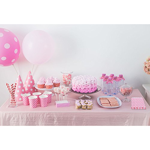 eBoot Rosa Süßigkeiten Papiertüten Party Beutel für Geburtstag, Hochzeit, Baby- Dusche, Feier Parteien, 5 mal 7 Zoll, 50 Stück - 2