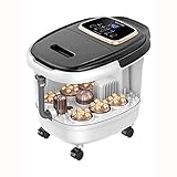 Fuß Badewanne machen Sie sich wohler: Füße Fuß Badewanne ist nicht nur geeignet, sondern auch für das Kalb, Wassersimulation, Surfen Wirkung, Fuß- und Beinmassage, leistungsstarke Rollenmassage, ein Wasserfall oder Wasserstrom durch dieses Fußbad, können die Muskeln stark sein, dass dieIhre Füße werden den müden Tag erleichtern.