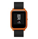 IGEMY Bunte PC-Kasten-Abdeckung schützen Shell für Xiaomi Huami Amazfit Bip Jugend-Uhr (Orange)