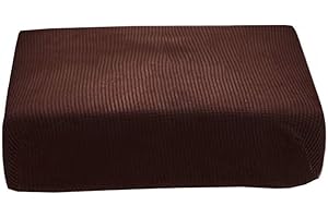 Miecoae Copri Pouf Elasticizzato Rettangolo Quadrato Copri Pouf Poggiapiedi Copri Pouf Divano Copri Pouf Fodere Coprisgabello Quadrato (Color : #8, Size : 50-68cm/20-27in)