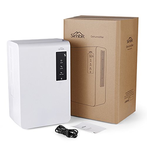 SIMBR Luftentfeuchter 1.5L/Tag mit 3L Wassertank 150W Für Räume bis 35 m², Weiß - 7