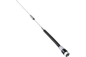 UAYESOK Antenna Radio CB Mobile 27MHz Antenna Lunga 40,5 Pollici in Acciaio Inossidabile Bobina Di Caricamento Eccellente con Connettore Maschio UHF (PL259) per Radio CB Ham