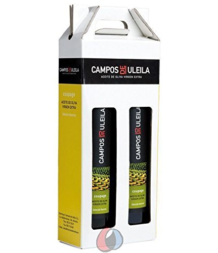 Aceite de oliva virgen extra ecológico - Campos de Uleila - estuche 2 botellas 500 ml