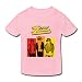 Toddler Kids Little Boy's Girl's Zz Top Logo T-Shirt LightPink Age 5-6 Toddler