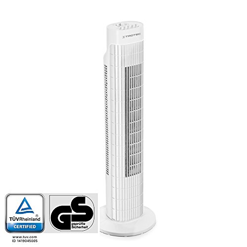 TROTEC Turmventilator TVE 30 T | Tower-Ventilator | Automatische 80°-Oszillation | 3 Geschwindigskeitsstufen | 45 Watt Leistung | geringes Betriebsgeräusch | TÜV geprüft & trägt GS-Siegel - 6