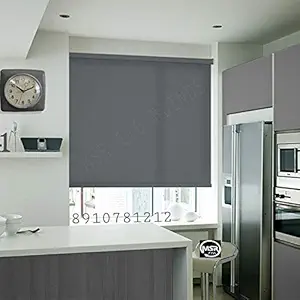 MSR 116 Roller Blinds/Curtains and Shades for Home Furnishing(Balcony,Kitchen,Bedroom,Bathroom etc) Flint (3 ft(W)*3 ft(H))