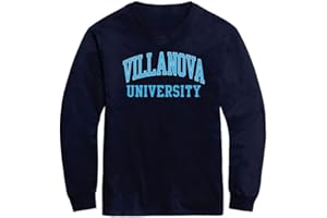 Ivysport Cotton Long Sleeve T-Shirt with Classic Logo School Color, Unisex