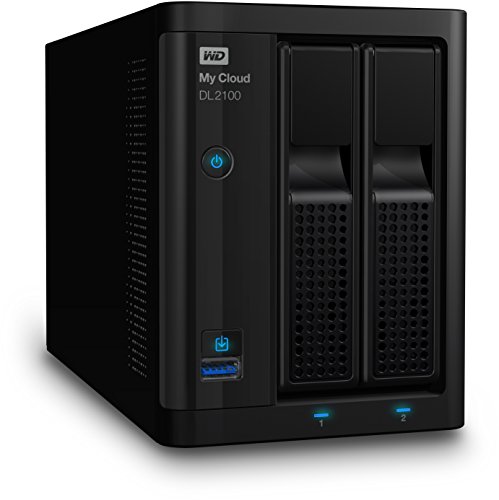 WD 8TB  My Cloud DL2100 Business Series Network Attached Storage - NAS - WDBBAZ0080JBK-EESN