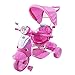 Produktbild LGVSHOPPING Motorrad-Dreirad Boost mit Pedalen Trico Special BLAU für Kinder Fahrrad Vespa Vespina 2 In 1 (Rosa)