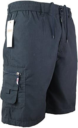 DannyMens Cargo Summer Shorts Pure Cotton Plain Combat Phone Sizes M L XL XXL New