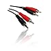 Produktbild CDL Micro 10 m 33 'Füße Twin Phono männlich zu 2 Stecker TWIN PHONO Cinch Audio Kabel – Schwarz