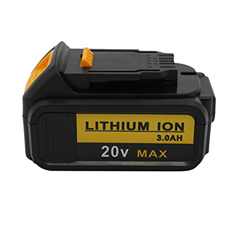 KINSUN Werkzeug Akku 20V Li-Ion 3.0Ah für Dewalt Akkuschrauber Schlagschrauber N123283, N123282, DCB201-2, DCB201, DCB200, DCB181-XJ, DCB181, DCB180 - 3