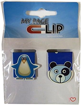My Page Clip - Penguin and Panda - Italian Designed Metal Magentic Bookmarks
