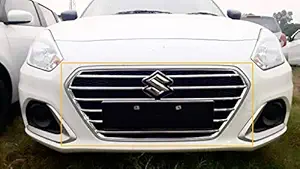 AutoBling Front Grill for Maruti Suzuki Dzire 2020 (Audi Style)