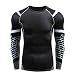 Produktbild Momoxi Damen Herren Casual Fitness T-Shirt Schnell trocknende elastische Oberteile Hosen Sport Enge Klage Förderungfreund-Freundgeschenk des Valentinstags für Freundingeschenk