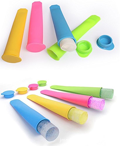 Joyoldelf Silikon Ice Pop Schimmel Set – Popsicle Maker Formen – Set Von 10 - 5